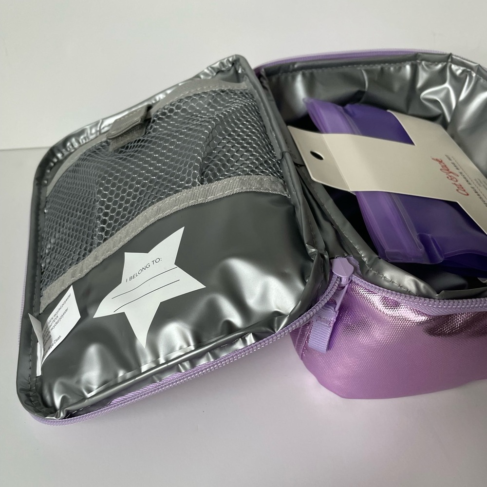 Purple Metallic + Tassel Lunch Bag - Picture 9 of 9